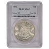 Image 1 : 1884 $1 Morgan Silver Dollar Coin PCGS MS65