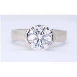 Platinum GIA Cert 1.52ct Diamond Ring
