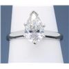 Image 5 : Platinum 1.06ct Pear Shaped Diamond Ring