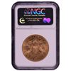 Image 2 : 1876 $20 Liberty Head Double Eagle Gold Coin NGC MS61