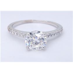 Platinum 1.08ctw Diamond Ring