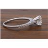 Image 8 : Platinum 1.08ctw Diamond Ring