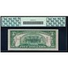 Image 2 : 1934A $5 Hawaii Federal Reserve Note PCGS 63