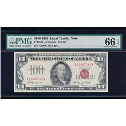 1966 $100 Legal Tender Note PMG 66EPQ