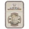 Image 1 : 1885-S $1 Morgan Silver Dollar Coin NGC MS60