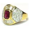 Image 2 : 18KT Yellow Gold 2.30ctw Ruby and Diamond Ring