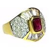 Image 3 : 18KT Yellow Gold 2.30ctw Ruby and Diamond Ring