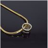 Image 4 : 14KT Yellow Gold 1.25ct Diamond Pendant with Chain