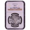 Image 1 : 1878 8TF $1 Morgan Silver Dollar Coin NGC MS63