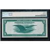 Image 2 : 1918 $1 Boston Large Federal Reserve Bank Note PMG 55