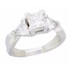Image 1 : Platinum 1.24ctw Diamond Ring