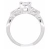 Image 5 : Platinum 1.24ctw Diamond Ring