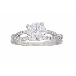 14KT White Gold 1.43ctw Diamond Ring