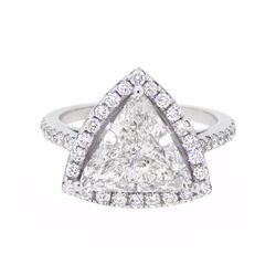 18KT White Gold 3.47ctw Diamond Ring