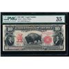 Image 1 : 1901 $10 Legal Tender Bison Note PMG 35