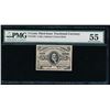 Image 1 : 5 Cent Third Issue Fractional Currency Note PMG 55