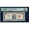 Image 1 : 1953A $2 Legal Tender Note PMG 66EPQ
