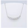 Image 2 : 14KT White Gold 0.50ctw Diamond Pendant with Chain
