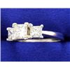 Image 2 : 2.10 ct TW Three Stone Diamond Ring