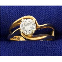 Diamond Solitaire .80 Ct Engagement Ring