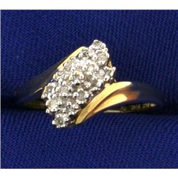 Waterfall 1/4 Ct TW Diamond Ring