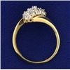 Image 3 : Waterfall 1/4 Ct TW Diamond Ring
