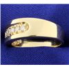 Image 2 : Diamond Wedding Band in 14k Yellow Gold