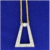 Image 1 : 1/2 ct TW Diamond Necklace
