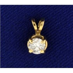 1/4ct Diamond Pendant