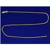 Image 1 : Italian Made 14 1/4 Inch Snake Link Neck Chain