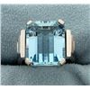 Image 1 : Over 9ct Aquamarine Ring