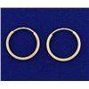 Image 1 : Small Hoop Earrings