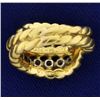 Image 4 : Vintage Van Cleef & Arpels 1ct TW Diamond Ring