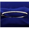 Image 1 : 1/2ct TW Diamond Bangle Bracelet
