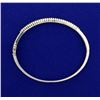 Image 2 : 1/2ct TW Diamond Bangle Bracelet