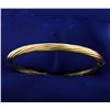 Image 1 : 18k Gold Twisting Bangle Bracelet