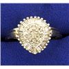 Image 1 : 1 ct TW Pear Shaped Large Diamond Cocktail Ring