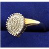 Image 2 : 1 ct TW Pear Shaped Large Diamond Cocktail Ring