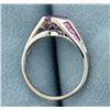 Image 3 : Pink Topaz and Diamond Ring