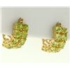 Image 2 : Peridot Hoop Earrings