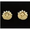 Image 3 : Akoya Natural Pearl Cluster Earrings in 14k Gold