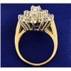 Image 3 : 3ct TW Diamond Cluster Ring