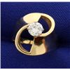 Image 1 : 1/2 ct Solitaire Designer Diamond Ring