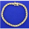 2ct TW Diamond Tennis Bracelet
