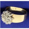 Image 3 : 1/2 ct TW Diamond Cluster Ring