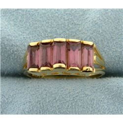 Rubellite Tourmaline Ring