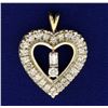 1.25ct TW Diamond Heart Pendant