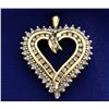1 1/4ct TW Diamond Heart Pendant