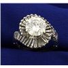 Image 1 : 4ct TW Diamond Ring with Hinged Arthritic Shank