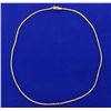 Image 1 : 15 Inch Snake Link Neck Chain